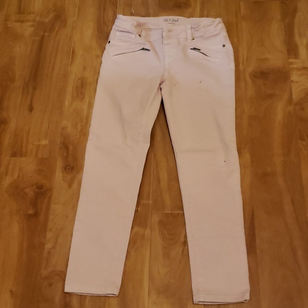 Light pink jeans
